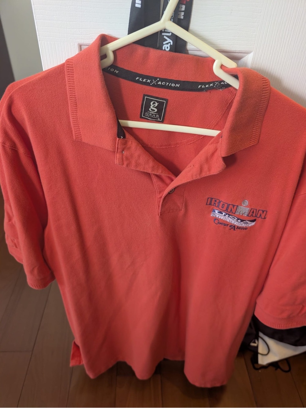 Vintage 2005 IRONMAN Coeur d’Alene Idaho Triathlon Polo – Men’s Medium